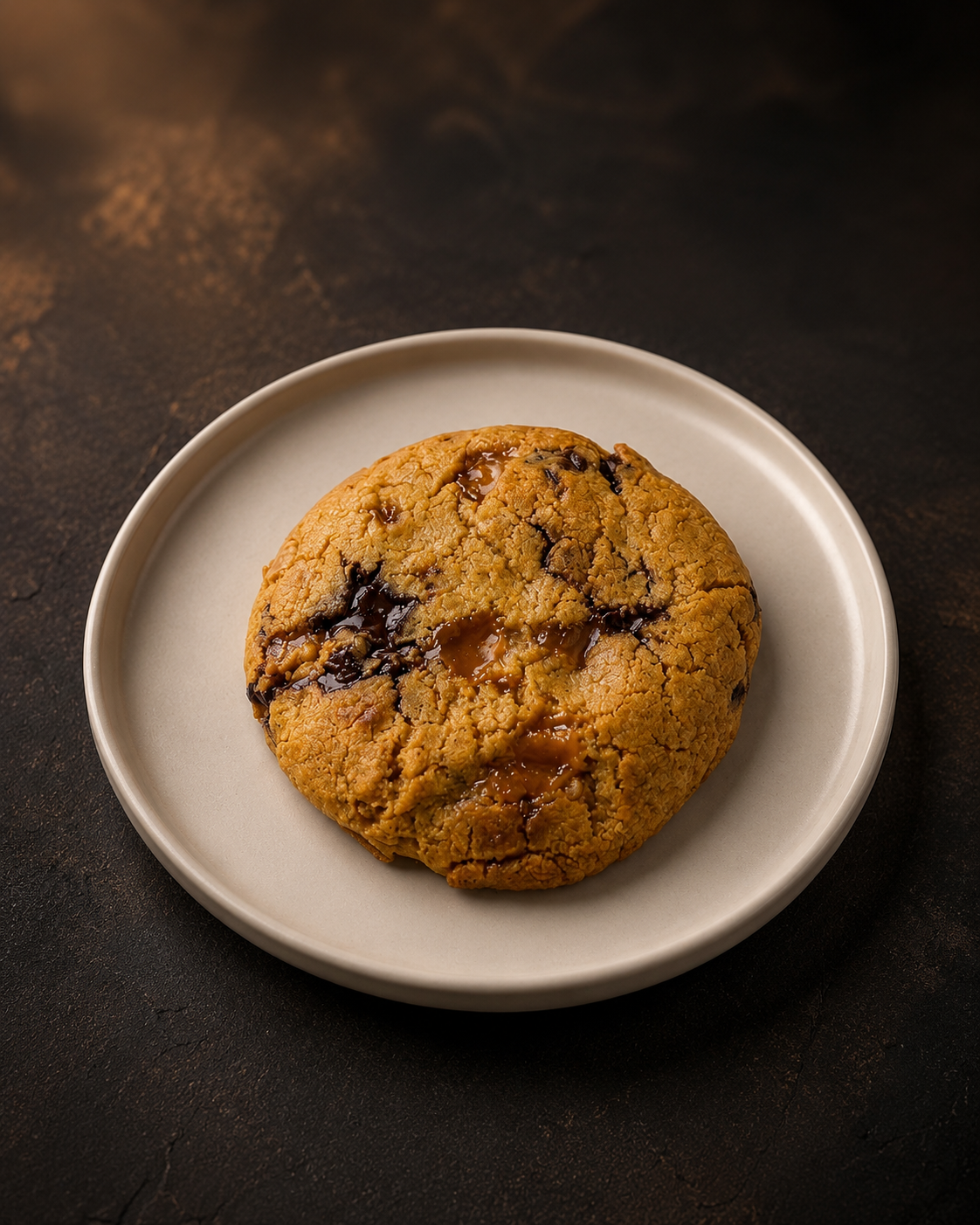 Caramel Chocolate Chip Cookie