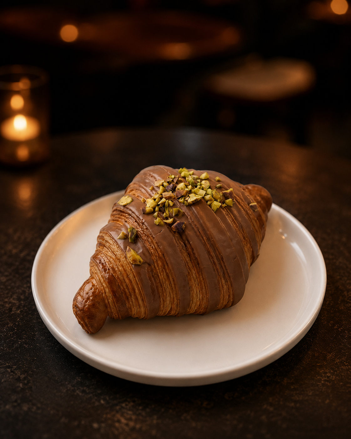 Chocolate Pistachio Croissant